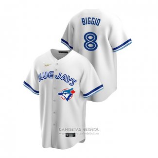 Camiseta Beisbol Hombre Toronto Blue Jays Cavan Biggio Cooperstown Collection Primera Blanco