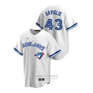 Camiseta Beisbol Hombre Toronto Blue Jays Sam Gaviglio Cooperstown Collection Primera Blanco