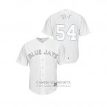 Camiseta Beisbol Hombre Toronto Blue Jays Sean Reid Foley 2019 Players Weekend Replica Blanco