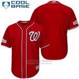 Camiseta Beisbol Hombre Washington Nationals 2017 Postemporada Rojo Cool Base