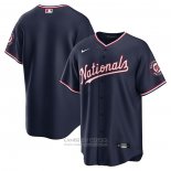 Camiseta Beisbol Hombre Washington Nationals Alterno Replica Azul