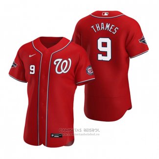 Camiseta Beisbol Hombre Washington Nationals Eric Thames Autentico 2020 Alterno Rojo