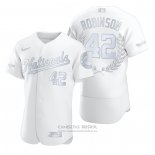 Camiseta Beisbol Hombre Washington Nationals Jackie Robinson Award Collection Retired Number Blanco