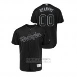 Camiseta Beisbol Hombre Washington Nationals Personalizada 2019 Players Weekend Autentico Negro
