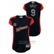 Camiseta Beisbol Mujer Chicago Cubs 2019 All Star Workout National League Javier Baez Azul