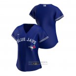 Camiseta Beisbol Mujer Toronto Blue Jays Replica 2020 Alterno Azul