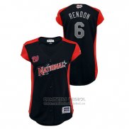 Camiseta Beisbol Mujer Washington Nationals 2019 All Star Workout National League Anthony Rendon Azul