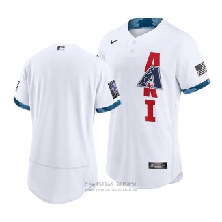 Camiseta Beisbol Hombre Arizona Diamondbacks 2021 All Star Autentico Blanco