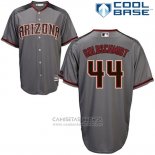 Camiseta Beisbol Hombre Arizona Diamondbacks 44 Paul Goldschmidt Gris 2017 Cool Base