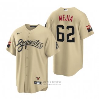 Camiseta Beisbol Hombre Arizona Diamondbacks Humberto Mejia 2021 City Connect Replica Oro