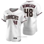 Camiseta Beisbol Hombre Arizona Diamondbacks J.b. Wendelken Autentico Primera Blanco Camiseta Beisbol Hombre Arizona Diamondbacks J.b. Wendelken Autentico Primera Blanco