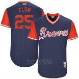 Camiseta Beisbol Hombre Atlanta Braves 2017 Little League World Series 25 Tyler Flowers Azul