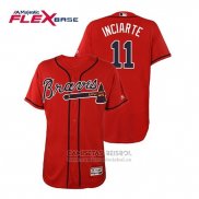 Camiseta Beisbol Hombre Atlanta Braves Ender Inciarte Flex Base Autentico Collezione Alterno 2019 Rojo
