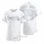 Camiseta Beisbol Hombre Atlanta Braves Personalizada Awards Collection Blanco