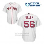 Camiseta Beisbol Hombre Boston Red Sox 56 Joe Kelly Blanco Primera Cool Base
