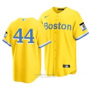 Camiseta Beisbol Hombre Boston Red Sox Brandon Workman 2021 City Connect Replica Oro