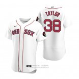 Camiseta Beisbol Hombre Boston Red Sox Josh Taylor Autentico Blanco