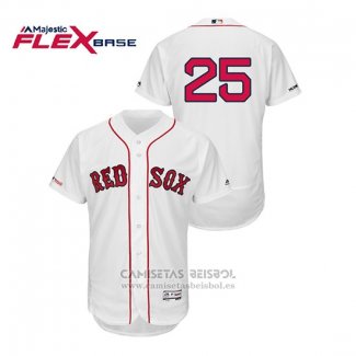 Camiseta Beisbol Hombre Boston Red Sox Steve Pearce Flex Base Blanco
