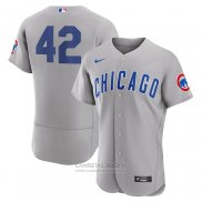 Camiseta Beisbol Hombre Chicago Cubs 2023 Jackie Robinson Day Autentico Gris