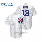 Camiseta Beisbol Hombre Chicago Cubs David Bote Cool Base Primera Blanco
