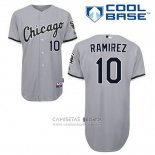 Camiseta Beisbol Hombre Chicago White Sox 10 Alexei Ramirez Gris Cool Base