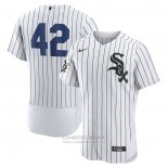 Camiseta Beisbol Hombre Chicago White Sox Jackie Robinson Autentico Blanco