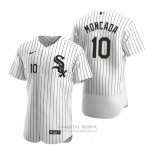 Camiseta Beisbol Hombre Chicago White Sox Yoan Moncada Autentico 2020 Primera Blanco
