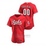 Camiseta Beisbol Hombre Cincinnati Reds Personalizada Autentico Alterno Rojo