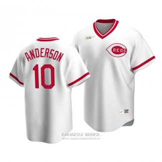 Camiseta Beisbol Hombre Cincinnati Reds Sparky Anderson Cooperstown Collection Primera Blanco