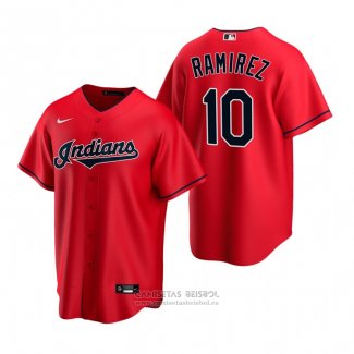 Camiseta Beisbol Hombre Cleveland Indians Harold Ramirez Replica Alterno Rojo