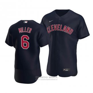 Camiseta Beisbol Hombre Cleveland Indians Owen Miller Autentico Alterno Azul