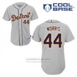 Camiseta Beisbol Hombre Detroit Tigers Daniel Norris 44 Gris Cool Base