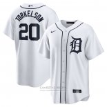 Camiseta Beisbol Hombre Detroit Tigers Spencer Torkelson Primera Replica Blanco