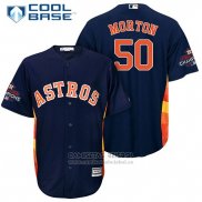 Camiseta Beisbol Hombre Houston Astros Charlie Morton Azul Cool Base