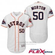 Camiseta Beisbol Hombre Houston Astros Charlie Morton Blanco Flex Base