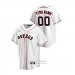 Camiseta Beisbol Hombre Houston Astros Personalizada Replica Primera Blanco