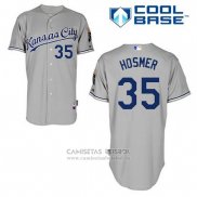 Camiseta Beisbol Hombre Kansas City Royals Eric Hosmer 35 Gris Cool Base