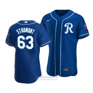 Camiseta Beisbol Hombre Kansas City Royals Josh Staumont Alterno Autentico Azul
