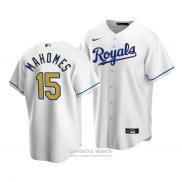Camiseta Beisbol Hombre Kansas City Royals Patrick Mahomes Replica Cool Base Primera Blanco