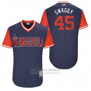 Camiseta Beisbol Hombre Los Angeles Angels 2017 Little League World Series Tyler Skaggs Azul