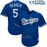 Camiseta Beisbol Hombre Los Angeles Dodgers 5 Corey Seager Cool Base
