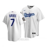 Camiseta Beisbol Hombre Los Angeles Dodgers Julio Urias 2020 Replica Primera Blanco