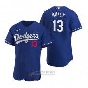 Camiseta Beisbol Hombre Los Angeles Dodgers Max Muncy Autentico 2020 Alterno Azul