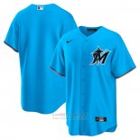 Camiseta Beisbol Hombre Miami Marlins Alterno Replica Azul