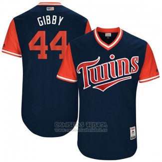 Camiseta Beisbol Hombre Minnesota Twins 2017 Little League World Series Kyle Gibson Azul