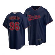 Camiseta Beisbol Hombre Minnesota Twins Aaron Sabato Replica Alterno Azul