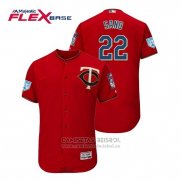 Camiseta Beisbol Hombre Minnesota Twins Miguel Sano Flex Base Entrenamiento de Primavera 2019 Rojo