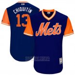 Camiseta Beisbol Hombre New York Mets 2017 Little League World Series Asdrubal Cabrera Azul