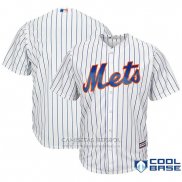 Camiseta Beisbol Hombre New York Mets Blanco Cool Base