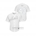 Camiseta Beisbol Hombre New York Mets Luis Avilan 2019 Players Weekend Replica Blanco